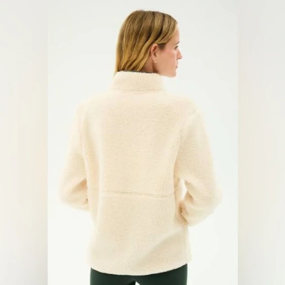 NWT Splits59 Libby Sherpa in crème and military green - size XS - Picture 3 of 5